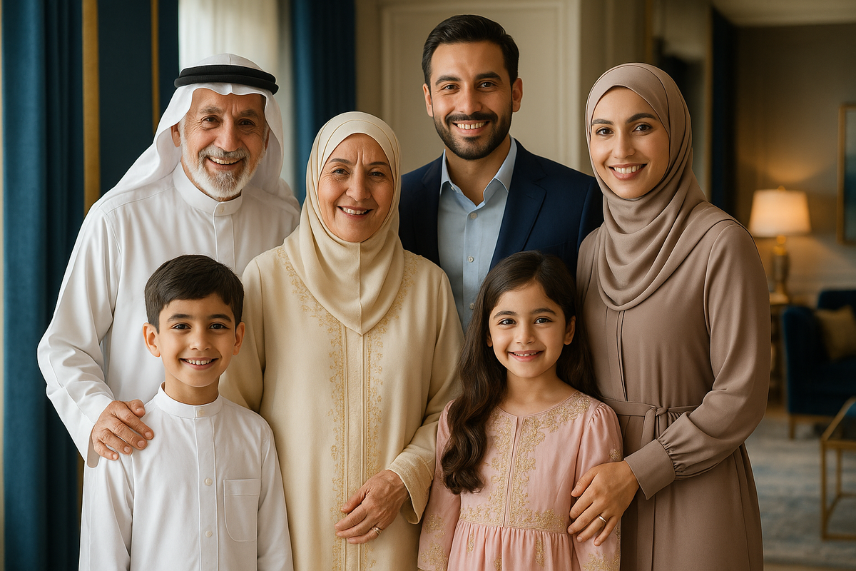 Family lifestyle background